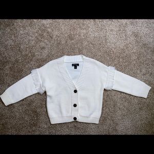 Art class cardigan ivory toddler girl sz 2t
